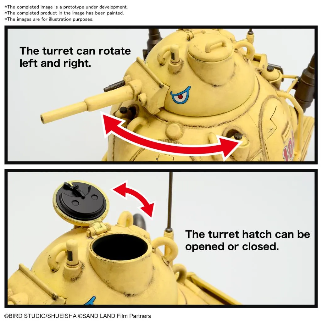 SAND LAND - 1/35 Sand Land Tank 104 - Model Kit